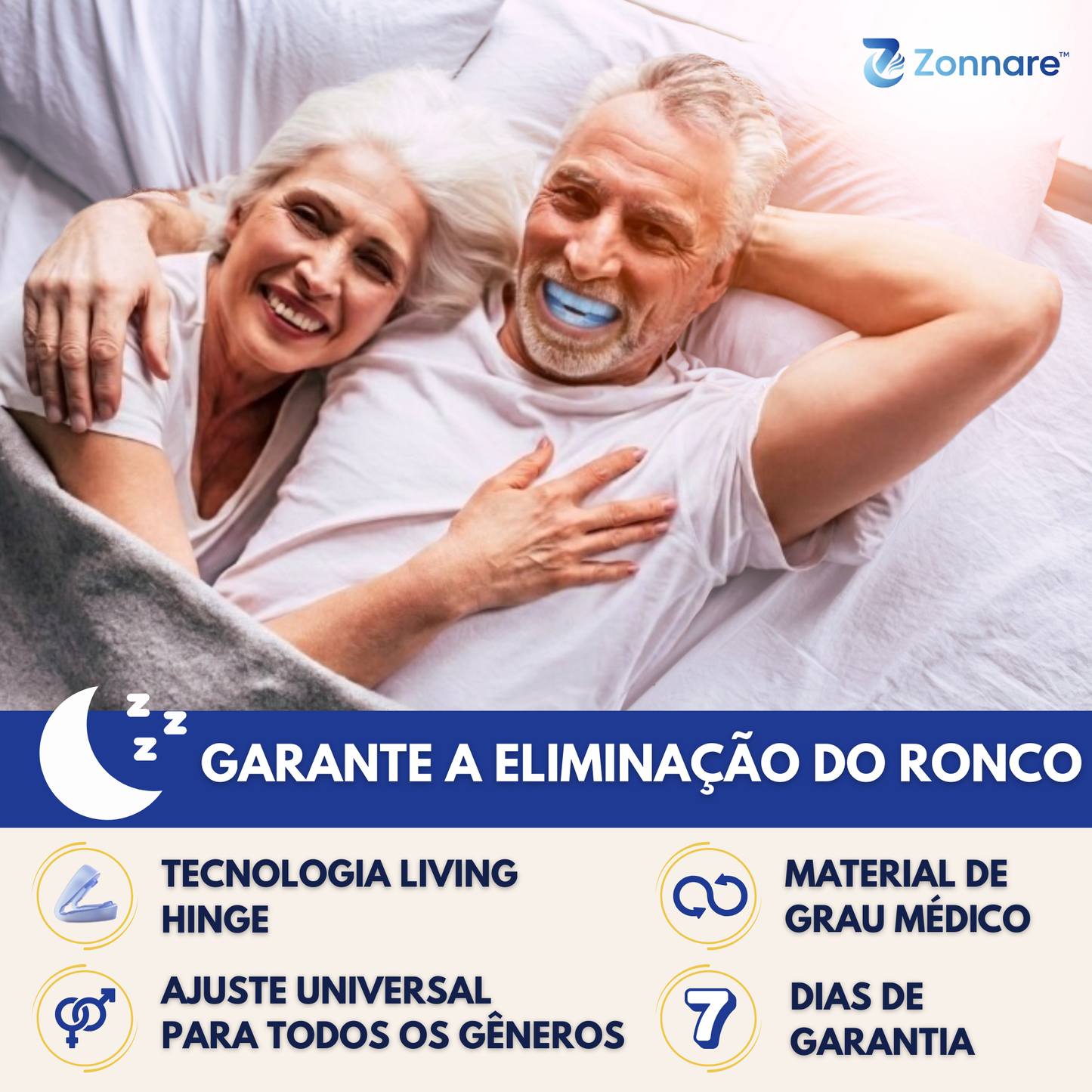 Protetor Bucal Anti-Ronco Zonnare